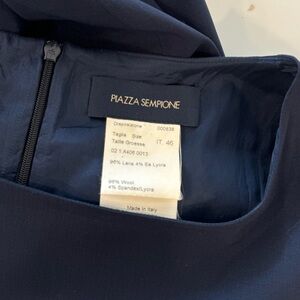 Piazza Sempione Navy Dress IT 46